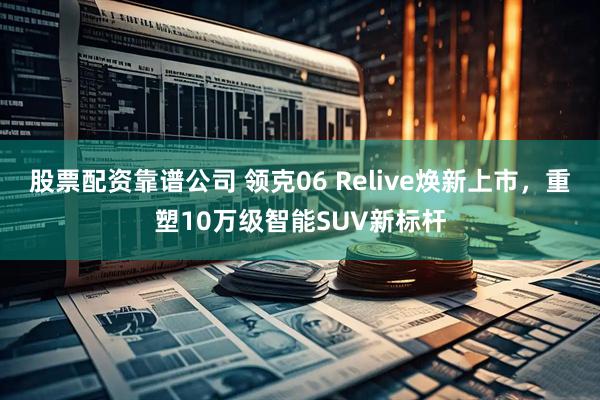 股票配资靠谱公司 领克06 Relive焕新上市，重塑10万级智能SUV新标杆
